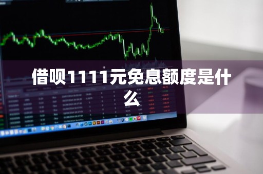 借呗1111元免息额度是什么