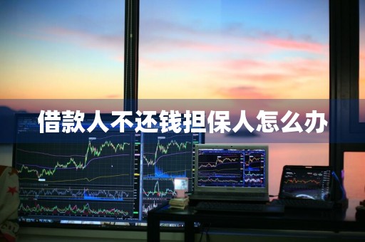 借款人不还钱担保人怎么办
