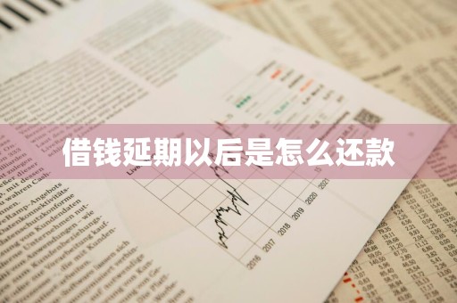 借钱延期以后是怎么还款