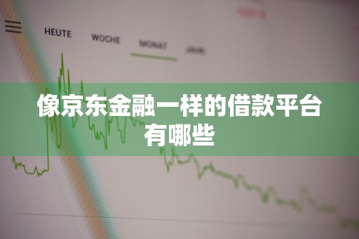 像京东金融一样的借款平台有哪些