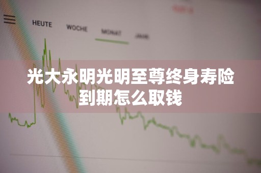 光大永明光明至尊终身寿险到期怎么取钱