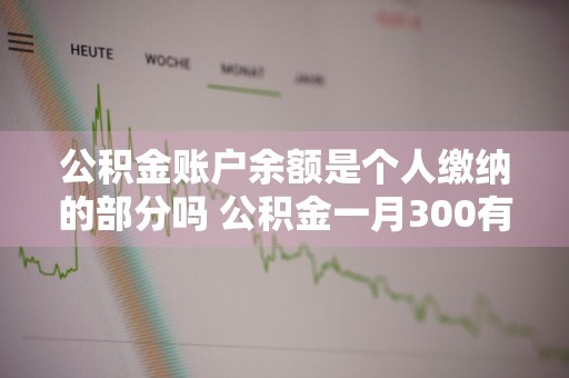 公积金账户余额是个人缴纳的部分吗 公积金一月300有意义吗