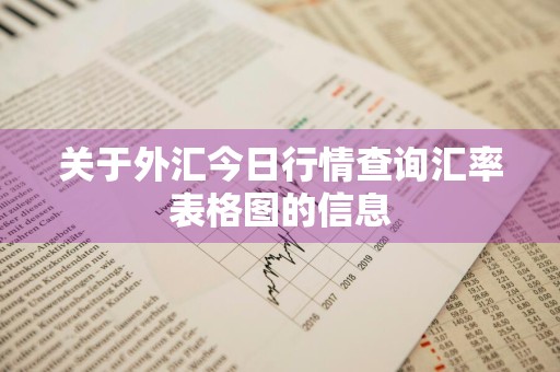 关于外汇今日行情查询汇率表格图的信息