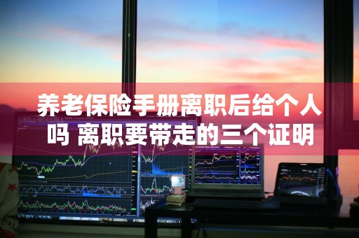 养老保险手册离职后给个人吗 离职要带走的三个证明