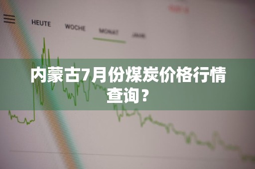内蒙古7月份煤炭价格行情查询？