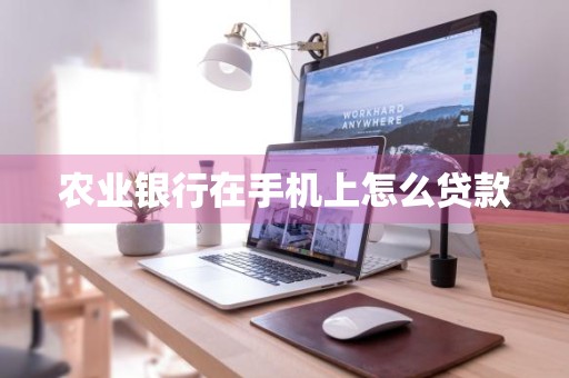 农业银行在手机上怎么贷款