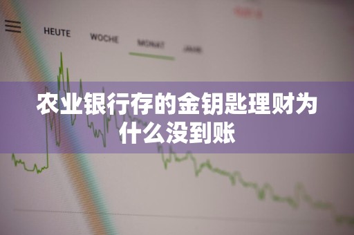 农业银行存的金钥匙理财为什么没到账