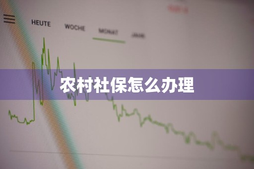 农村社保怎么办理