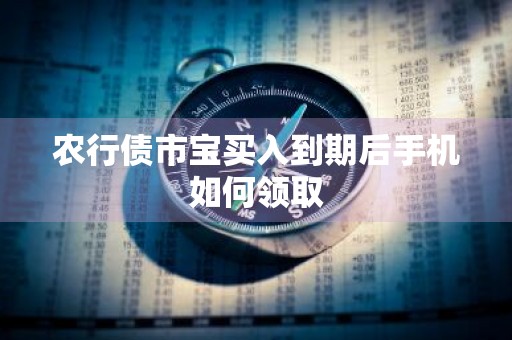 农行债市宝买入到期后手机如何领取