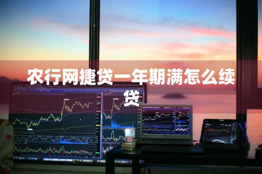 农行网捷贷一年期满怎么续贷