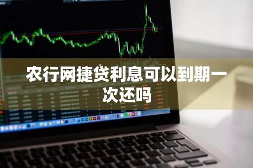 农行网捷贷利息可以到期一次还吗