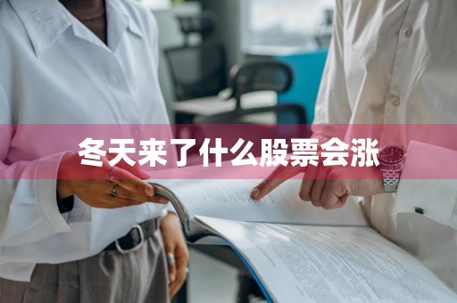 冬天来了什么股票会涨
