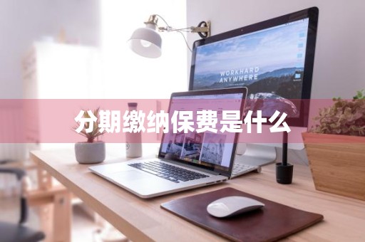 分期缴纳保费是什么