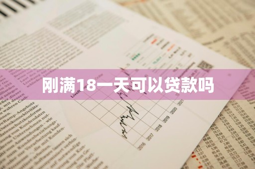 刚满18一天可以贷款吗