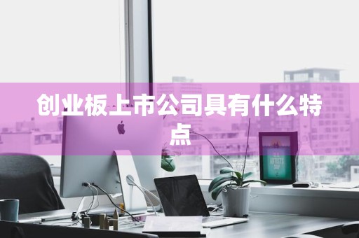 创业板上市公司具有什么特点