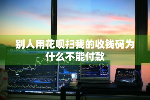 别人用花呗扫我的收钱码为什么不能付款