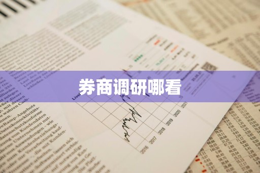 券商调研哪看