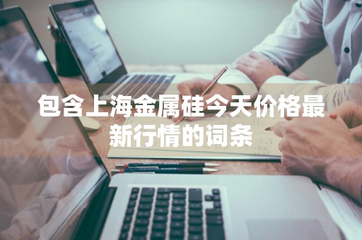 包含上海金属硅今天价格最新行情的词条