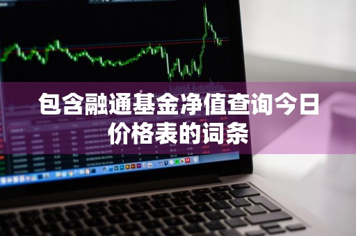 包含融通基金净值查询今日价格表的词条