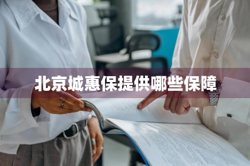 北京城惠保提供哪些保障