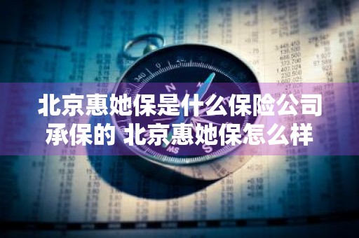 北京惠她保是什么保险公司承保的 北京惠她保怎么样
