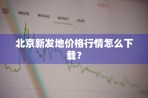 北京新发地价格行情怎么下载？
