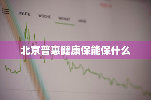 北京普惠健康保能保什么