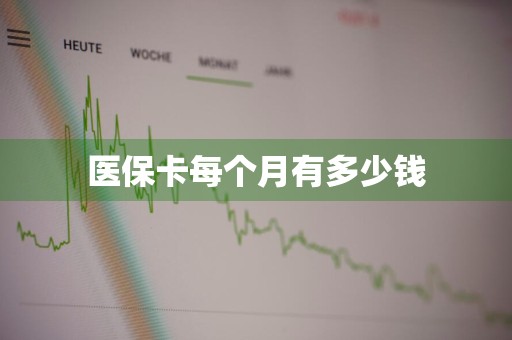 医保卡每个月有多少钱