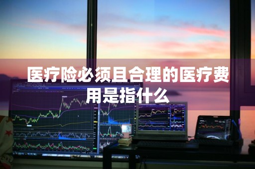 医疗险必须且合理的医疗费用是指什么