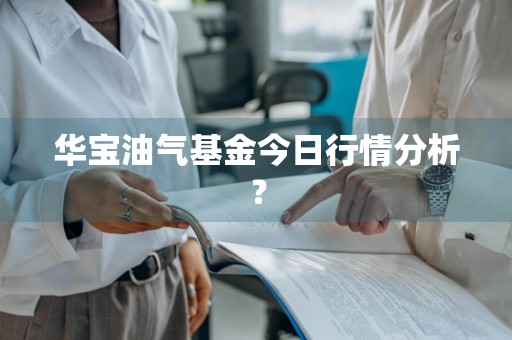 华宝油气基金今日行情分析？