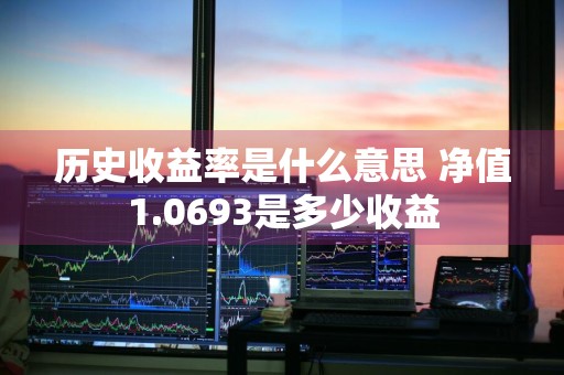 历史收益率是什么意思 净值1.0693是多少收益