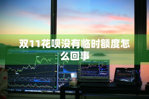 双11花呗没有临时额度怎么回事