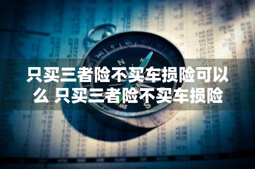 只买三者险不买车损险可以么 只买三者险不买车损险可以么吗