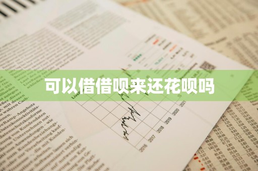 可以借借呗来还花呗吗