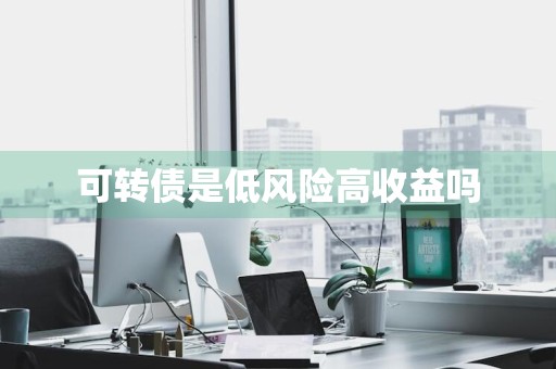 可转债是低风险高收益吗