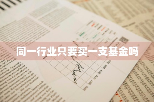 同一行业只要买一支基金吗