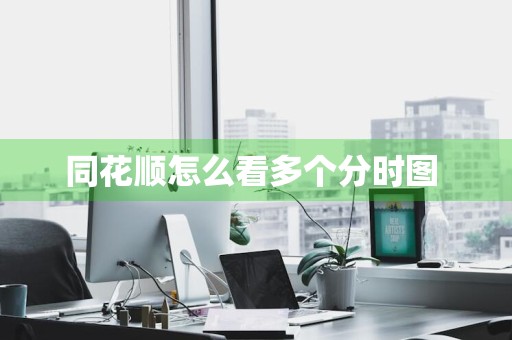 同花顺怎么看多个分时图 