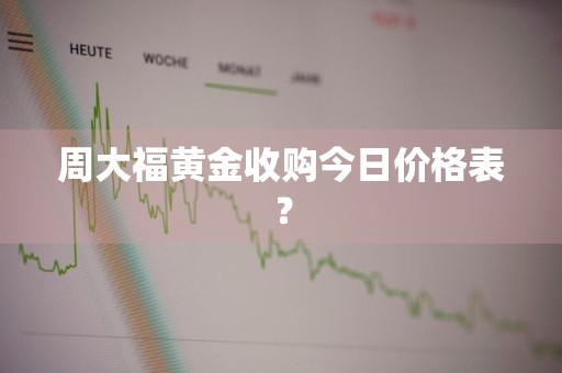 周大福黄金收购今日价格表？