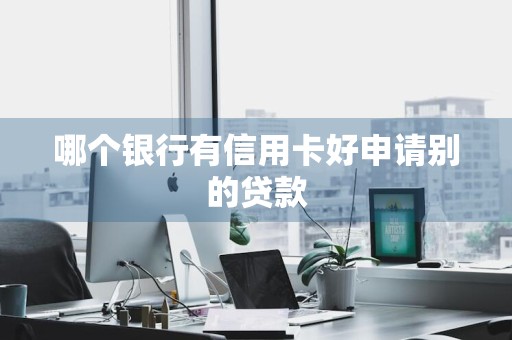 哪个银行有信用卡好申请别的贷款