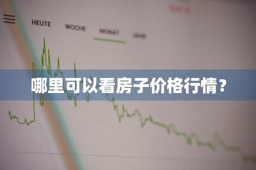 哪里可以看房子价格行情？