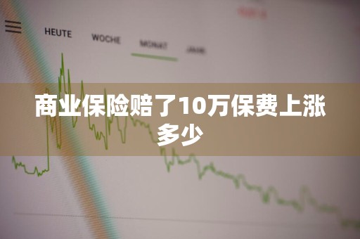 商业保险赔了10万保费上涨多少