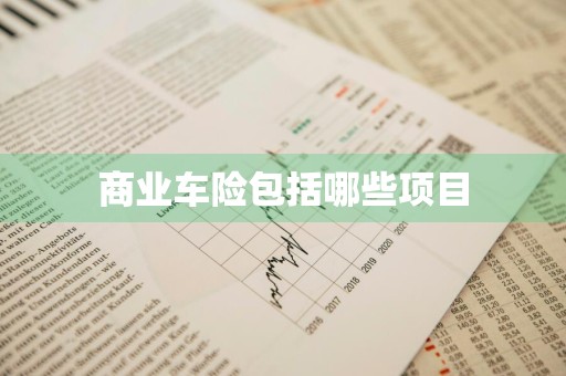 商业车险包括哪些项目