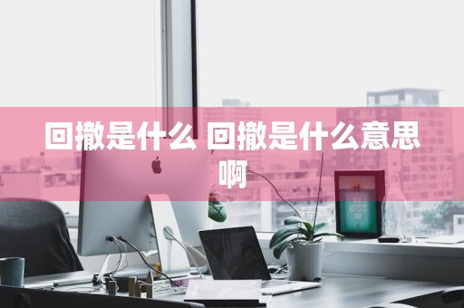 回撤是什么 回撤是什么意思啊