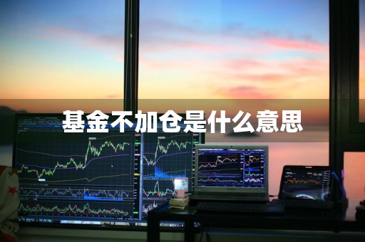 基金不加仓是什么意思
