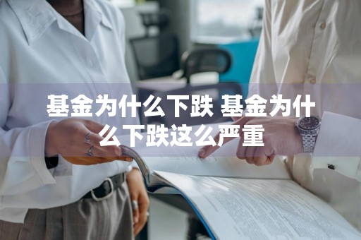 基金为什么下跌 基金为什么下跌这么严重