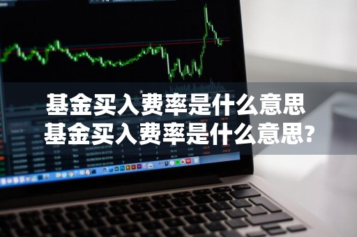 基金买入费率是什么意思 基金买入费率是什么意思?