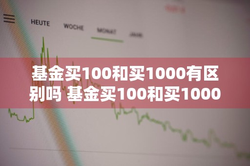 基金买100和买1000有区别吗 基金买100和买1000,有什么不同