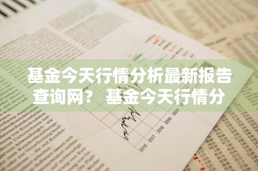 基金今天行情分析最新报告查询网？ 基金今天行情分析最新报告查询网站