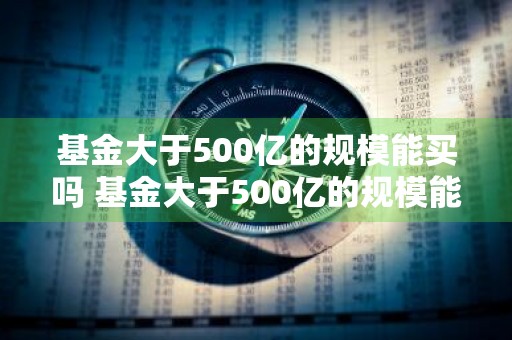 基金大于500亿的规模能买吗 基金大于500亿的规模能买吗为什么
