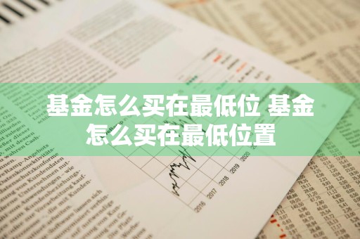 基金怎么买在最低位 基金怎么买在最低位置